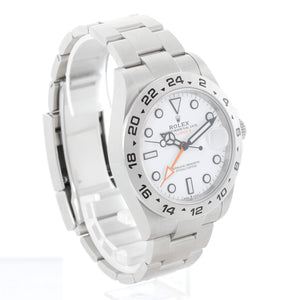 Rolex Explorer II Men's Stainless Steel Watch 226570 White Dial with Date