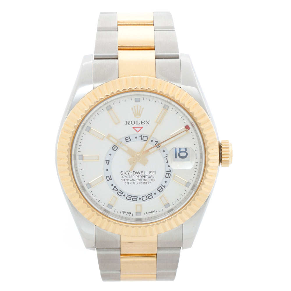 Rolex Sky-Dweller Stainless Steel and Yellow Gold Men's Watch 326933