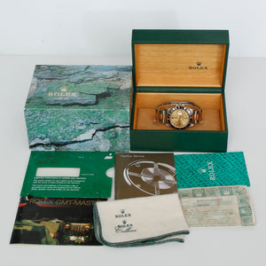 Rolex GMT - Master II Champagne Serti Diamond Ruby 16713 – Image 7