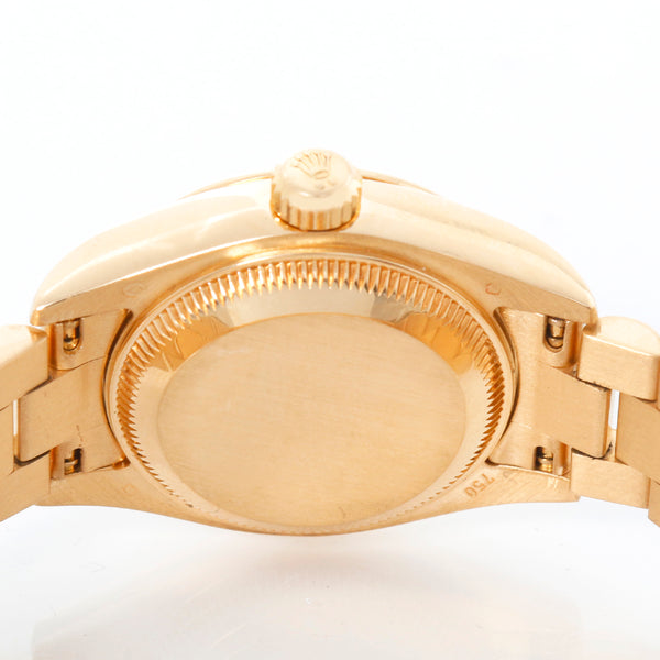 Rolex Ladies President 18k Yellow Gold Watch 179178 – Image 4