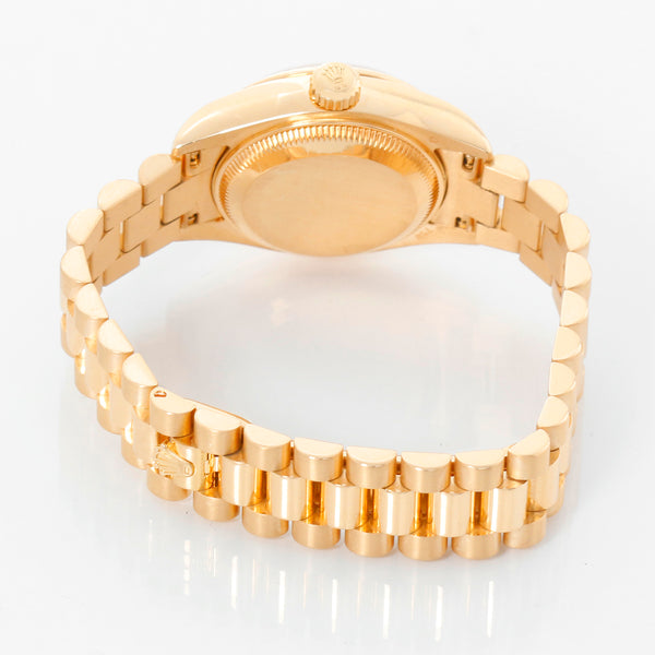 Rolex Ladies President 18k Yellow Gold Watch 179178 – Image 5