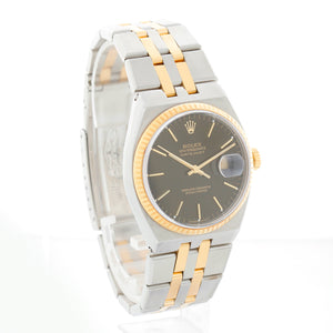 Rolex Datejust 2-Tone Black Dial Watch 17013