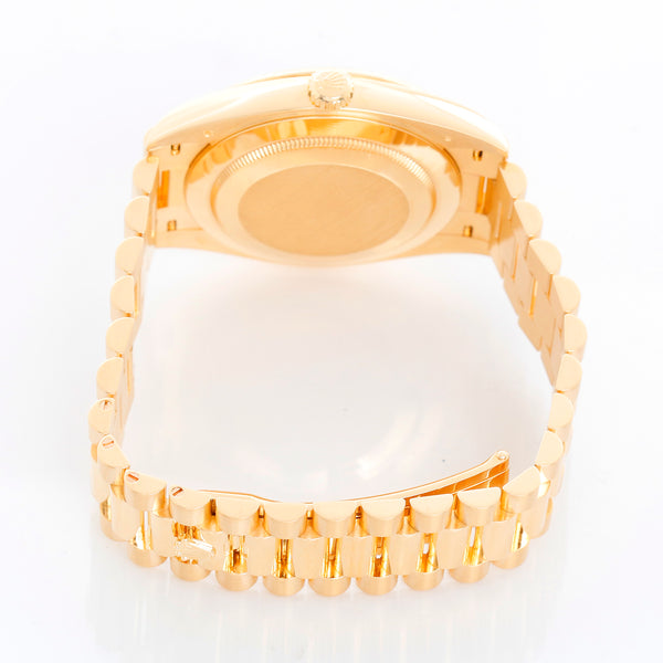 Rolex Day-Date 18K Yellow Gold Diamond Dial Watch 228238