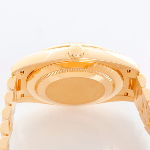 Rolex Day-Date 18K Yellow Gold Diamond Dial Watch 228238