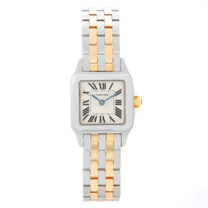 Cartier Santos Demoiselle Small Ladies 2-Tone Steel Gold Watch W25066Z6