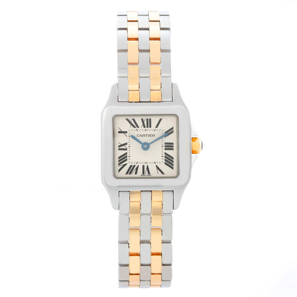 Cartier Santos Demoiselle Small Ladies 2-Tone Steel Gold Watch W25066Z6