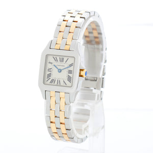 Cartier Santos Demoiselle Small Ladies 2-Tone Steel Gold Watch W25066Z6