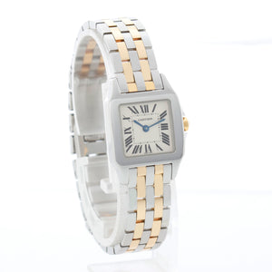Cartier Santos Demoiselle Small Ladies 2-Tone Steel Gold Watch W25066Z6