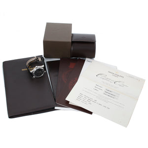 Patek Philippe Travel Time Men's Platinum Watch 5146P – Image 7