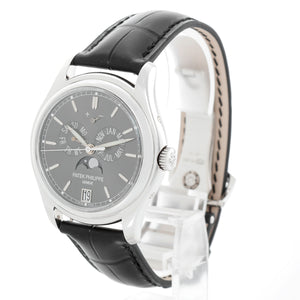 Patek Philippe Travel Time Men's Platinum Watch 5146P – Image 6