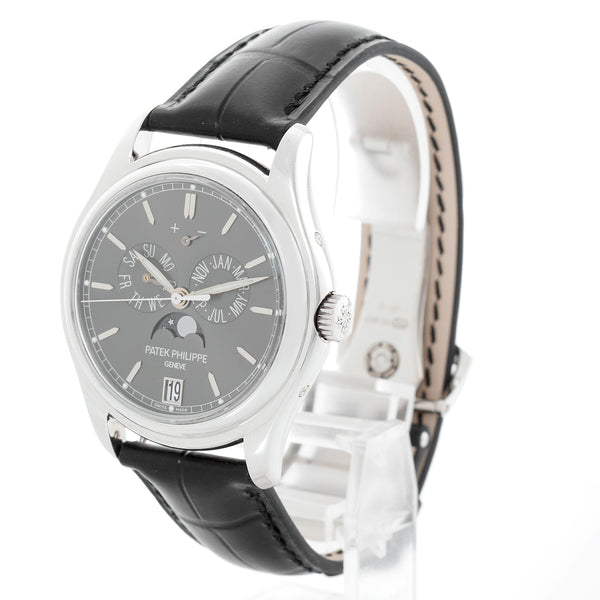 Patek Philippe Travel Time Men's Platinum Watch 5146P – Image 6