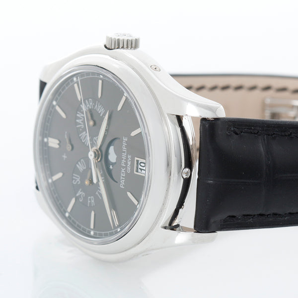 Patek Philippe Travel Time Men's Platinum Watch 5146P – Image 2