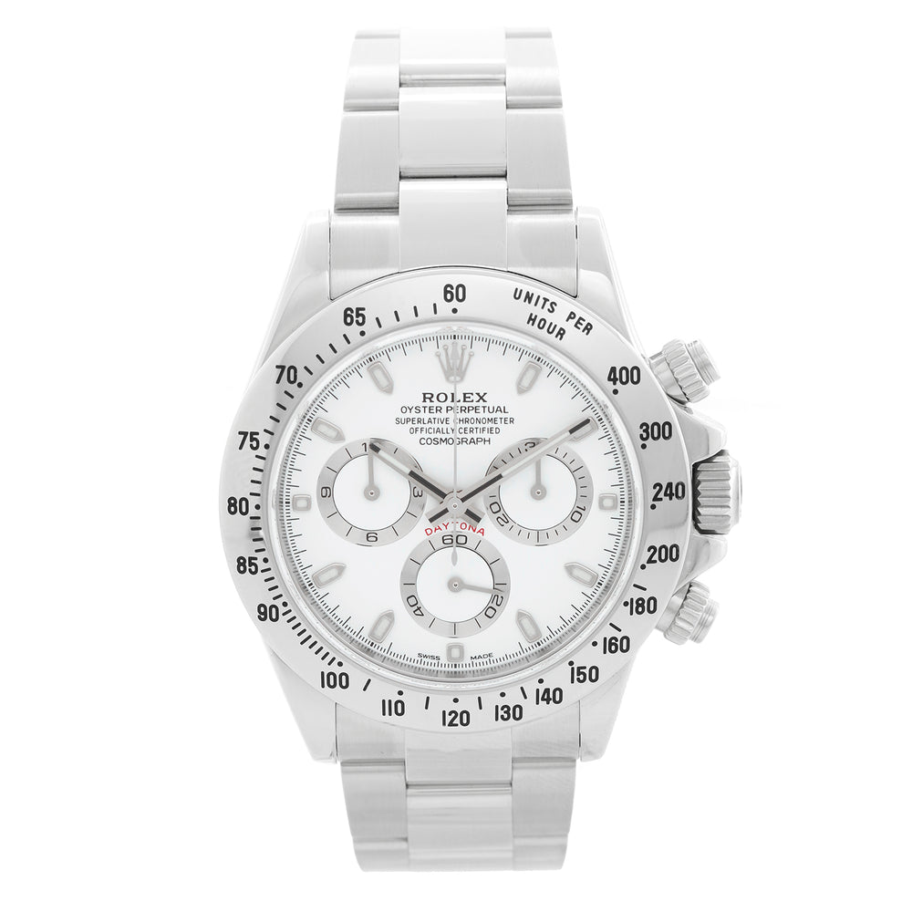 Rolex Daytona Stainless Steel Sapphire Dial Watch 116520