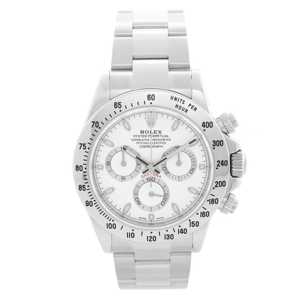 Rolex Daytona Stainless Steel Sapphire Dial Watch 116520