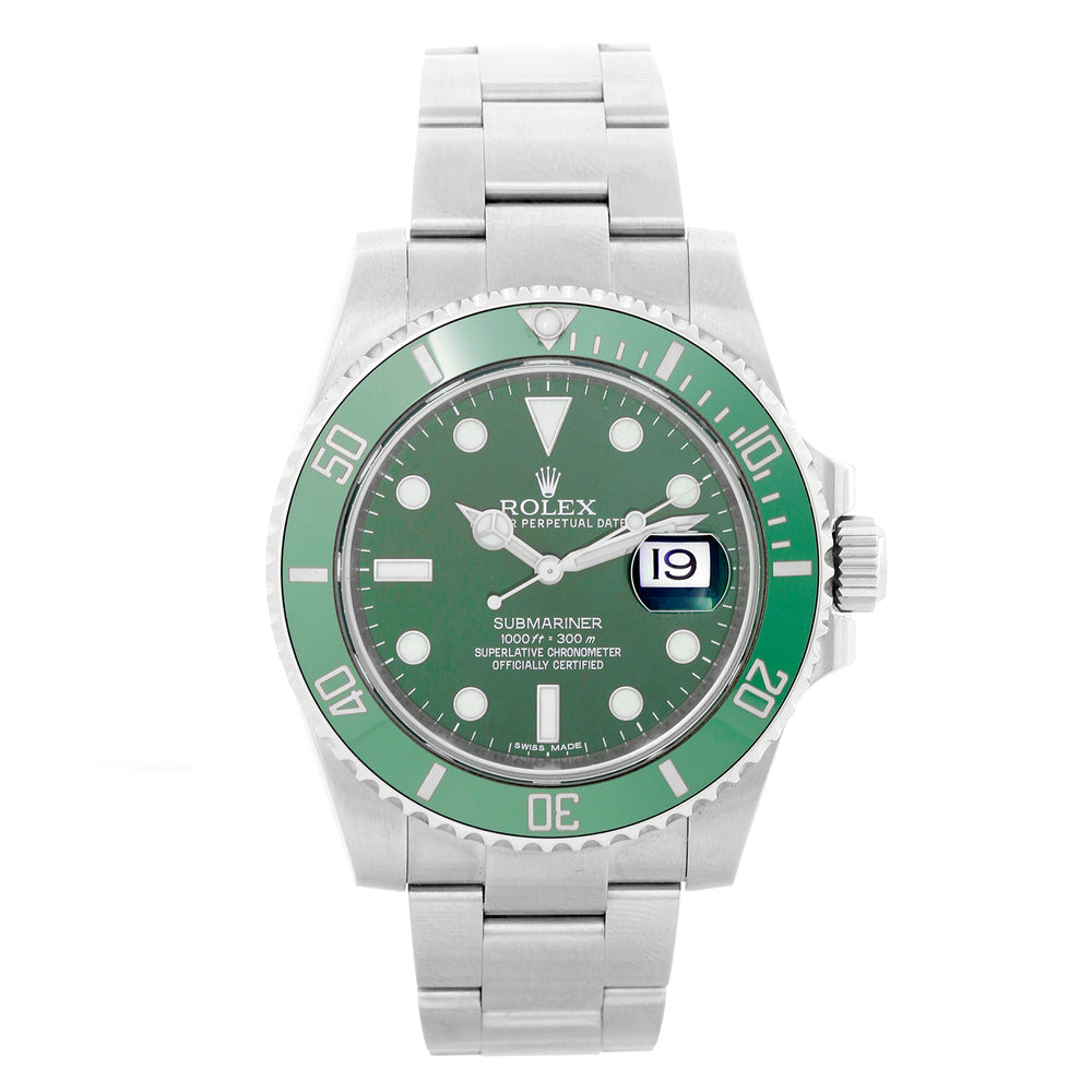 Rolex Submariner Men's Stainless Steel Watch 116610LV Hulk