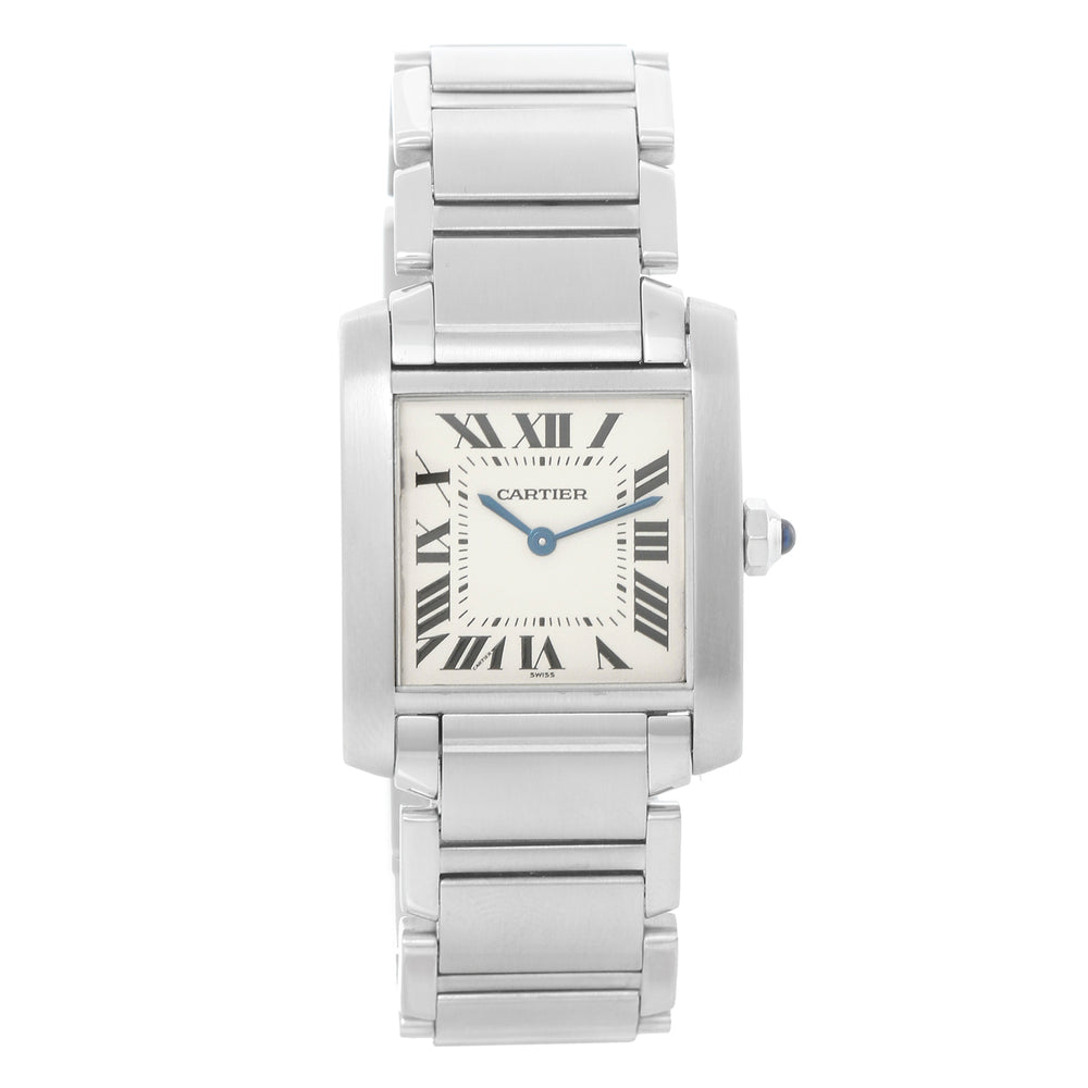 Cartier Tank Francaise Midsize Stainless Steel Watch W51003Q3 2301
