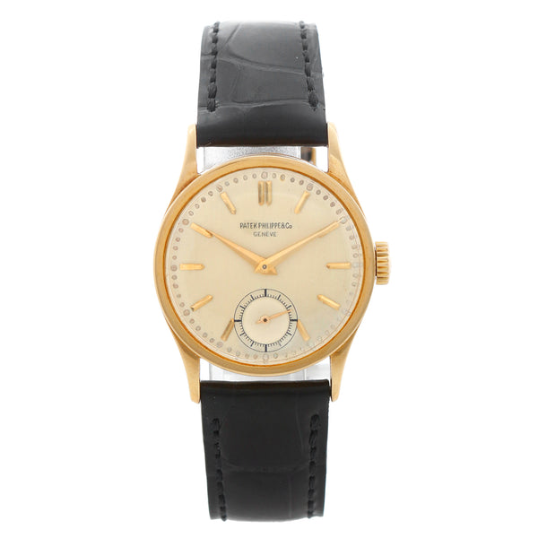 Vintage Patek Philippe Calatrava Yellow Gold Men's Watch Ref. 96