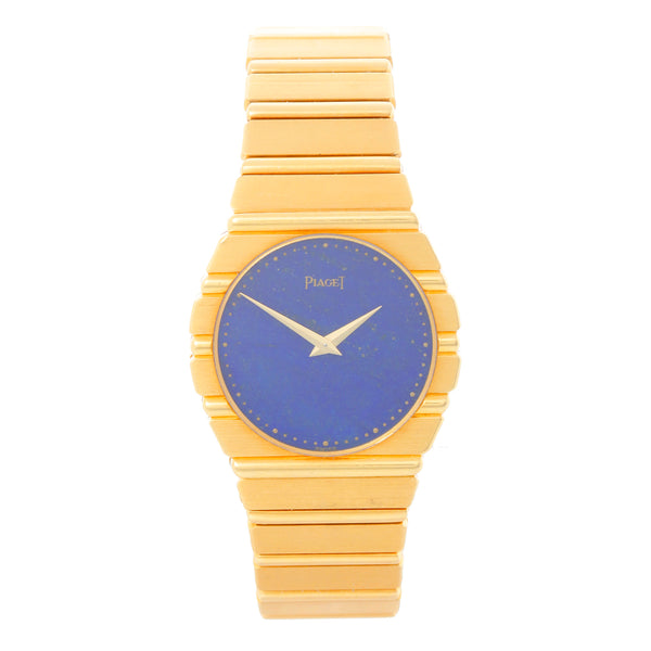 Piaget Polo 18K Yellow Gold Midsize Lapis Lazuli Watch 791C701