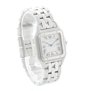 Cartier Jumbo Panther Stainless Steel Men's Quartz Watch with Date W25032P5