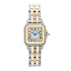 Cartier Panther Small 2-Tone Steel & Gold Watch 1120 W2PN0006
