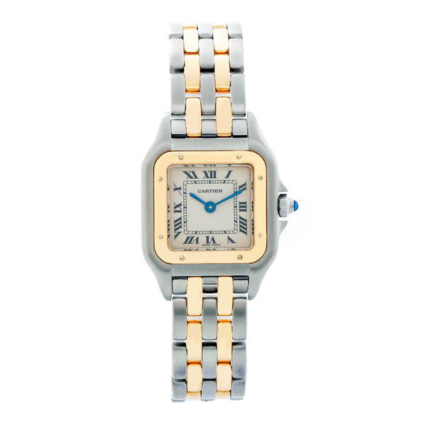 Cartier Panther Small 2-Tone Steel & Gold Watch 1120 W2PN0006