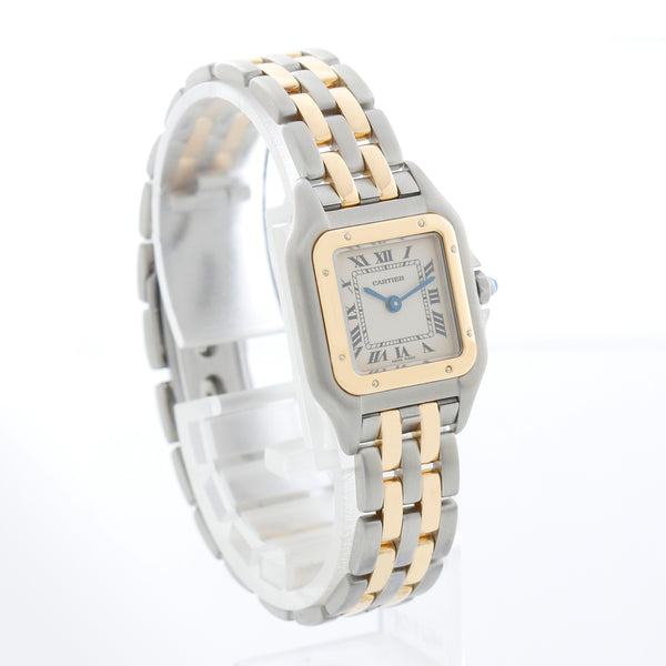 Cartier Panther Small 2-Tone Steel & Gold Watch 1120 W2PN0006