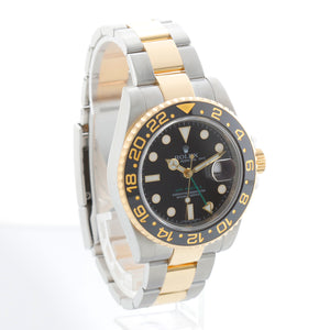 Rolex GMT-Master II 2-Tone Black Dial Watch 116713