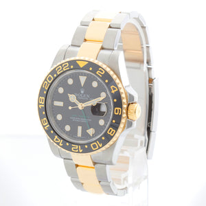 Rolex GMT-Master II 2-Tone Black Dial Watch 116713