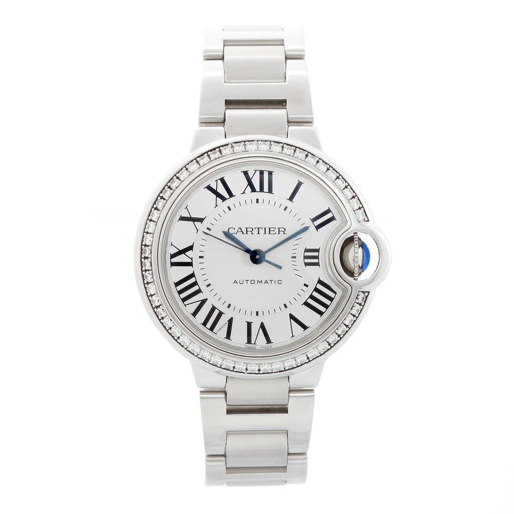 Cartier Ballon Bleu Stainless Steel Watch W4BB0023 3489