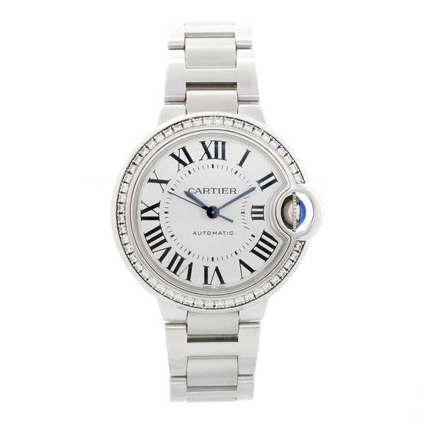 Cartier Ballon Bleu Stainless Steel Watch W4BB0023 3489