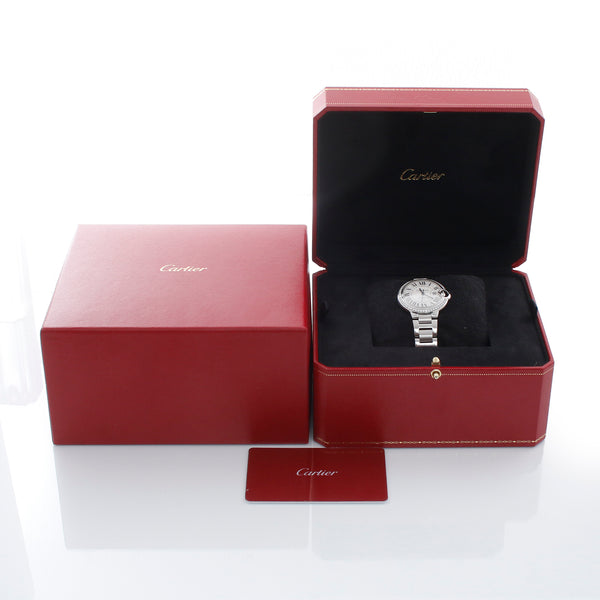 Cartier Ballon Bleu Stainless Steel Watch W4BB0023 3489
