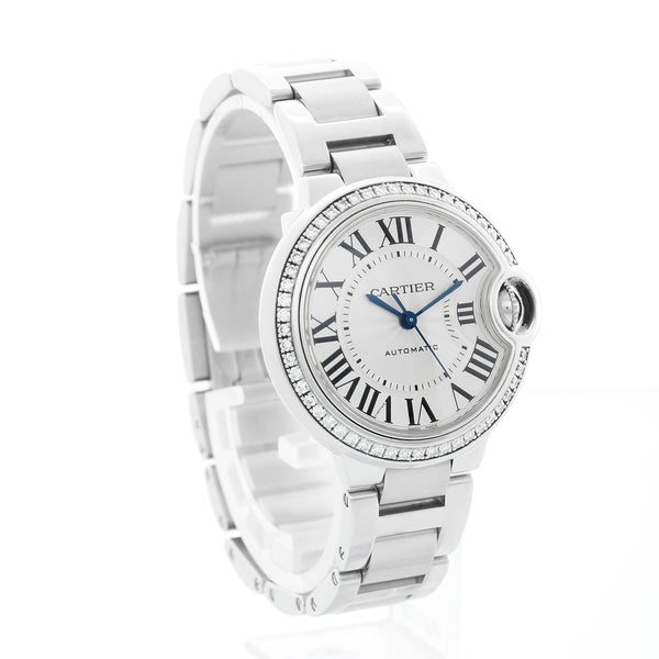 Cartier Ballon Bleu Stainless Steel Watch W4BB0023 3489