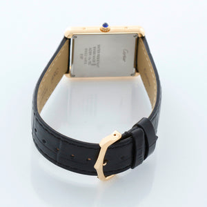 Mens Cartier Tank Solo Stainless Steel & Yellow Gold Watch 3167 W5200004