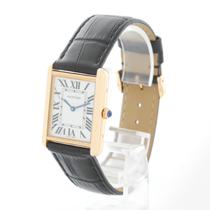 Mens Cartier Tank Solo Stainless Steel & Yellow Gold Watch 3167 W5200004