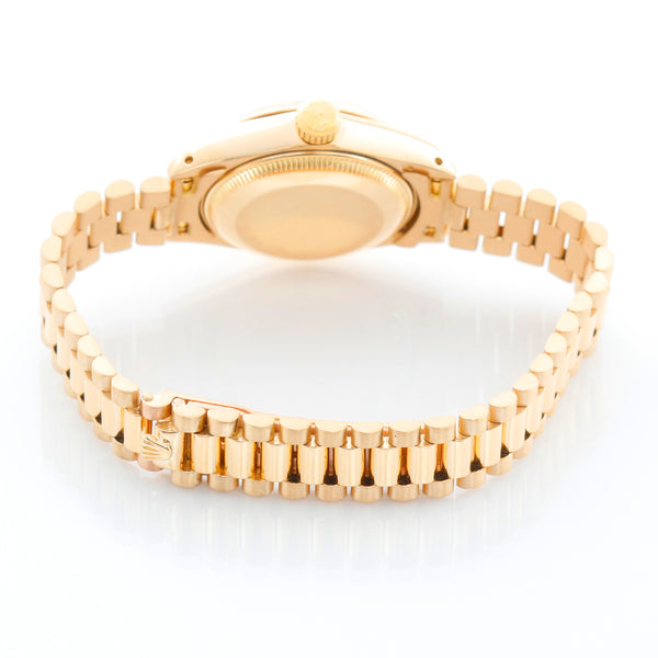 Rolex President 18K Yellow Gold Silver Dial Watch 6917