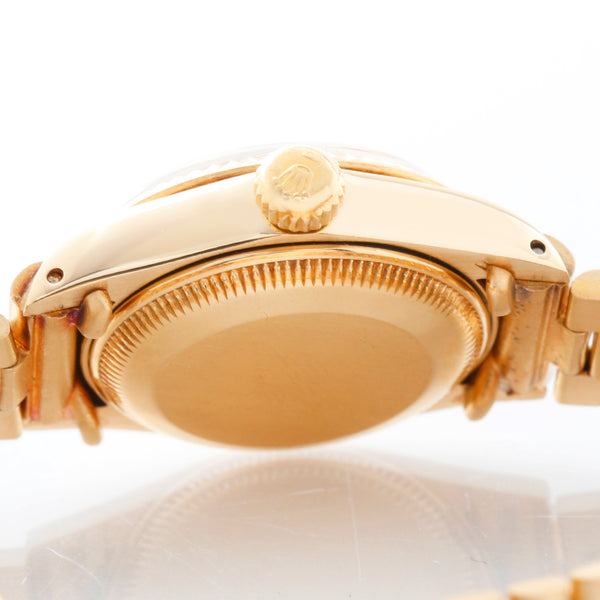 Rolex President 18K Yellow Gold Tiger Eye Dial Watch 6927