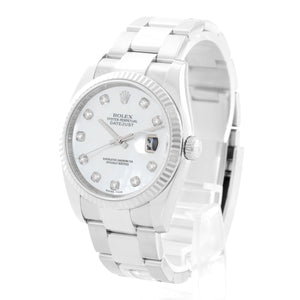 Rolex Datejust Stainless Steel Mother of Pearl Dial Watch 116234