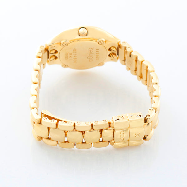 Ebel Beluga 18k Yellow Gold Ladies Quartz Watch 866960