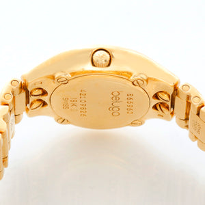 Ebel Beluga 18k Yellow Gold Ladies Quartz Watch 866960