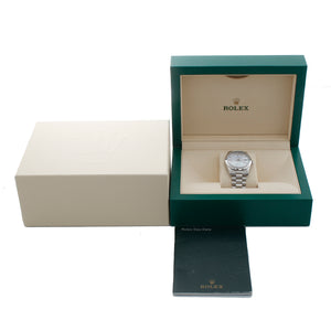 Rolex Day-Date Platinum Mother of Pearl Dial Watch 118206