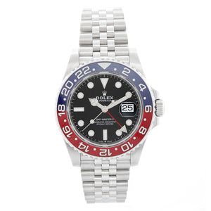 Rolex GMT-Master II Stainless Steel Black Dial Watch 126710