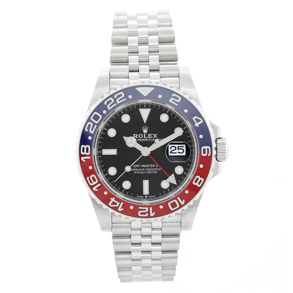 Rolex GMT-Master II Stainless Steel Black Dial Watch 126710