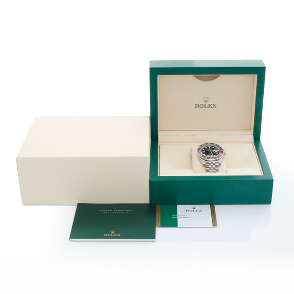 Rolex GMT-Master II Stainless Steel Black Dial Watch 126710