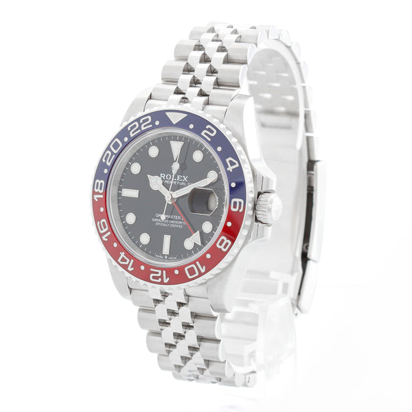 Rolex GMT-Master II Stainless Steel Black Dial Watch 126710