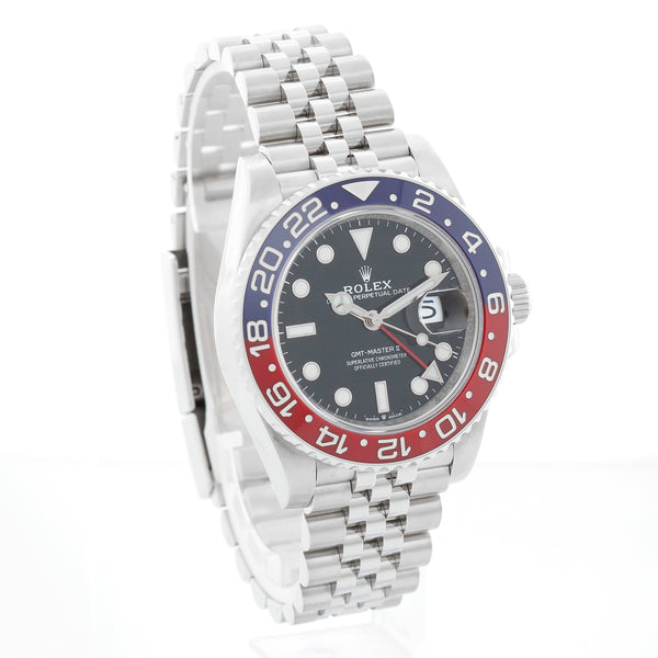 Rolex GMT-Master II Stainless Steel Black Dial Watch 126710
