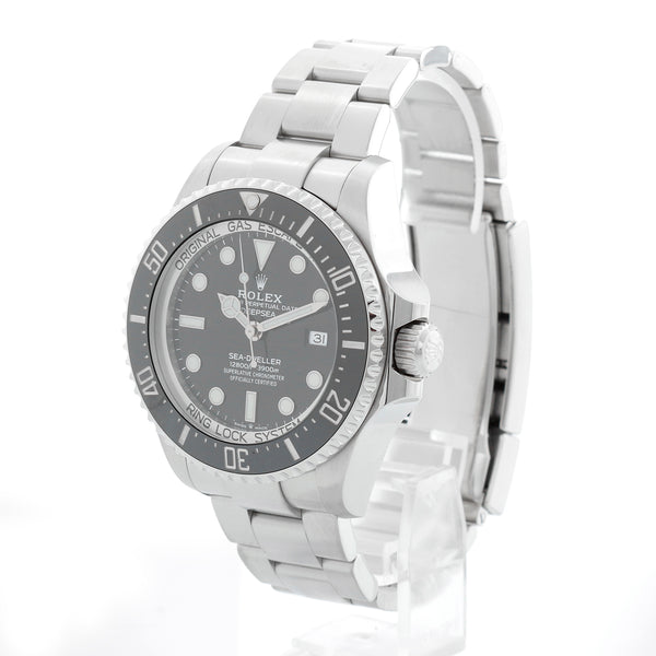Rolex Sea-Dweller Deepsea Stainless Steel Black Dial Watch 126660