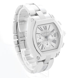 Cartier Roadster Chronograph Men's Stainless Steel Automatic Watch 2618 W62006X6