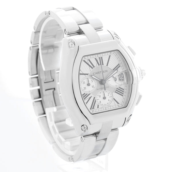 Cartier Roadster Chronograph Men's Stainless Steel Automatic Watch 2618 W62006X6
