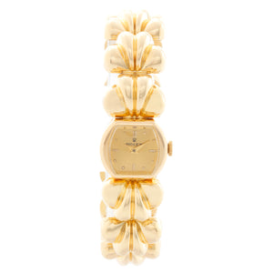 Rolex Vintage Ladies 18K Yellow Gold Champagne Dial Watch 4492