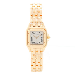 Limited Edition Cartier 18K Yellow Gold Panthere Ladies Watch WF3254B9 1280